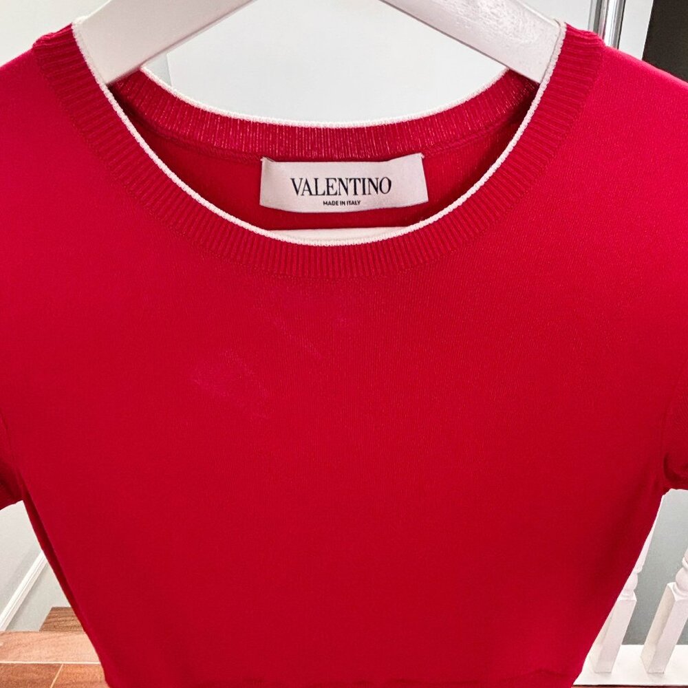 RED valentino midi dress